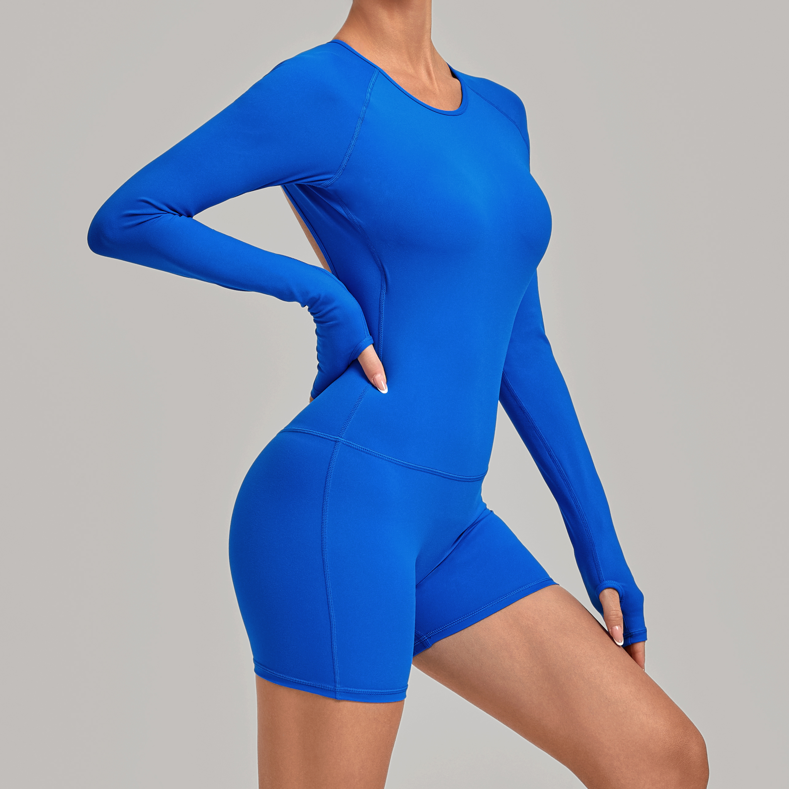 Long Sleeve One Piece Gym Clot – обзор и цена Yoga Fitness Jumpsuit