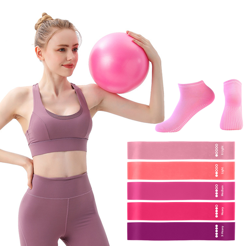 Pilates Ball Resistance Bands  – обзор и цена Yoga Fitness At Home