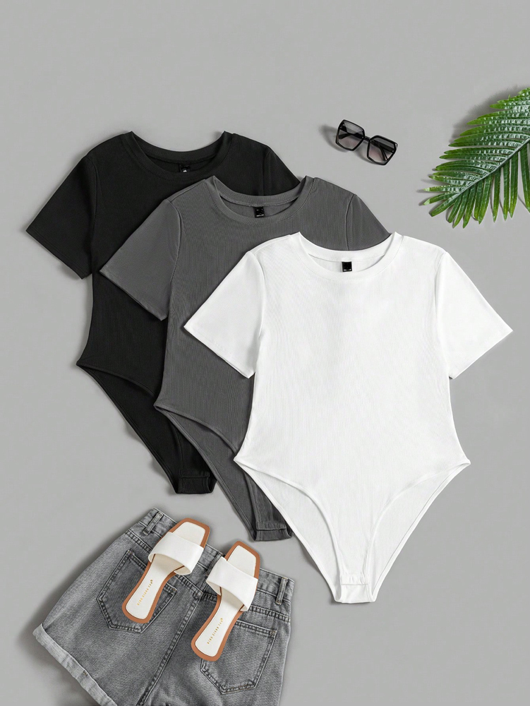 Plus Size Women's Round Neck S – обзор и цена Yoga Fitness Jumpsuit