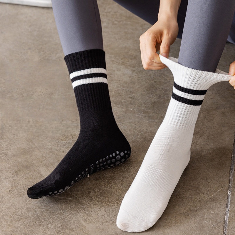 Women Non Slip Yoga Socks, Gri – обзор и цена Yoga Fitness Kit