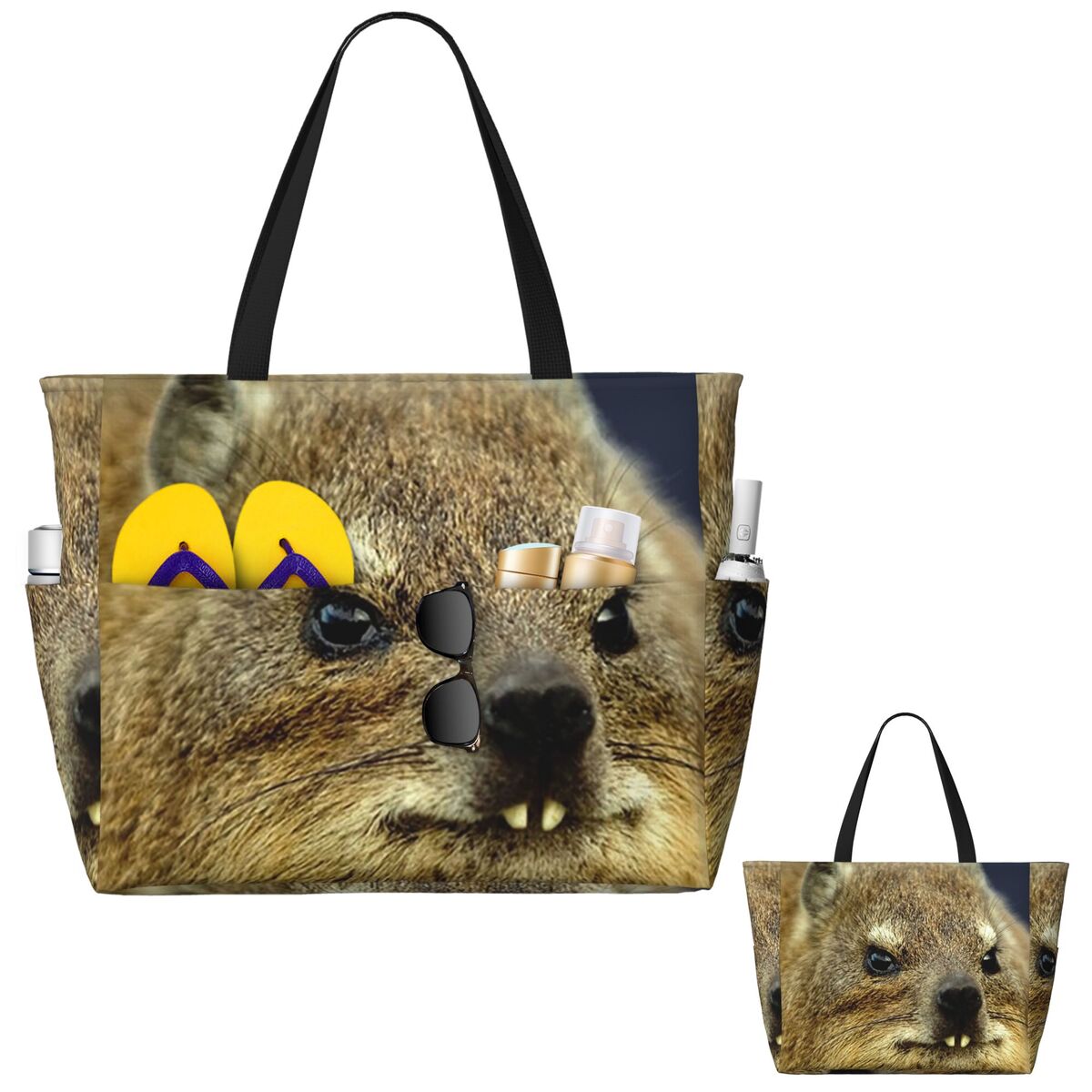 Rock Hyrax Photo Beach Tote Ba – обзор и цена Yoga Fitness Gym Photos