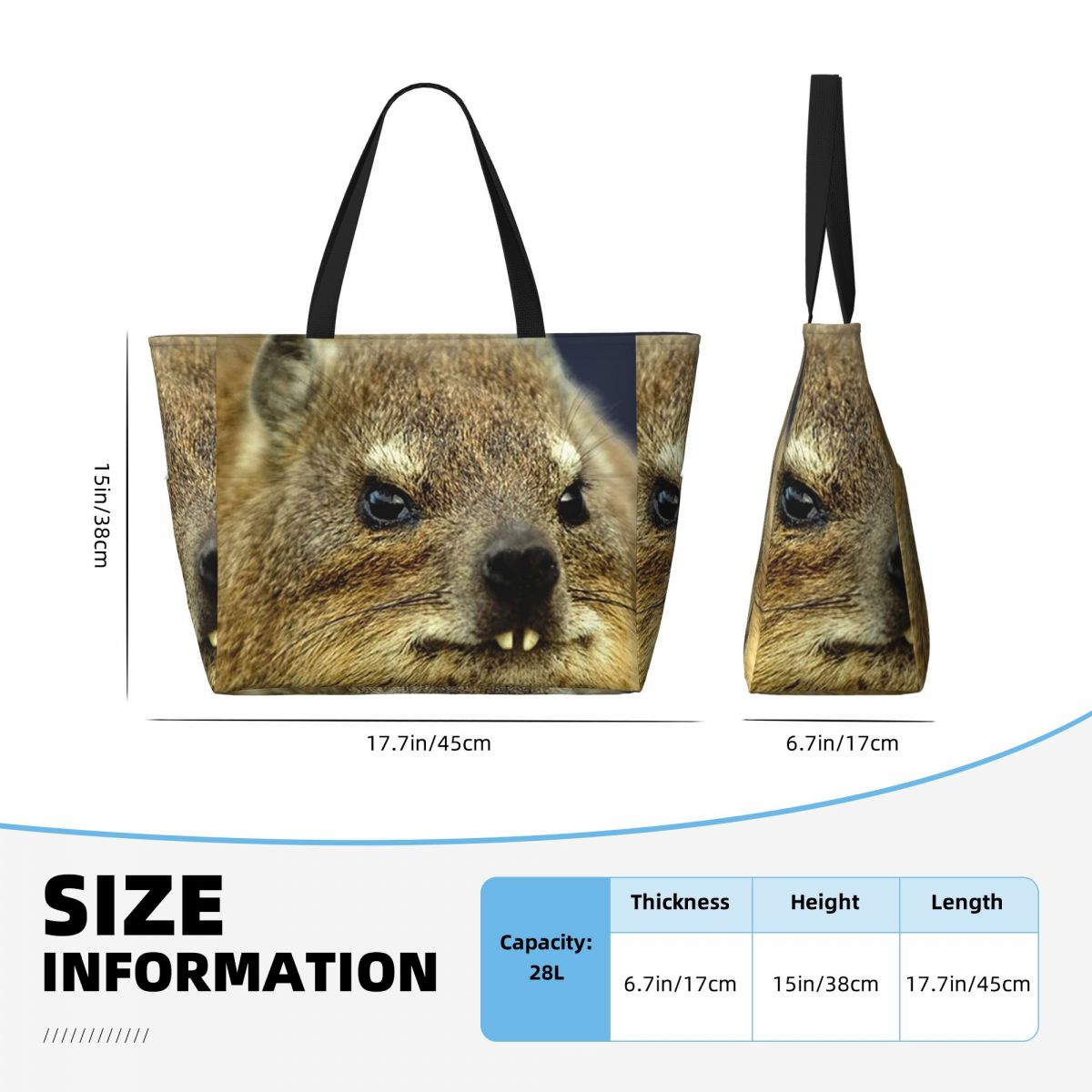 Rock Hyrax Photo Beach Tote Ba – обзор и цена Yoga Fitness Gym Photos