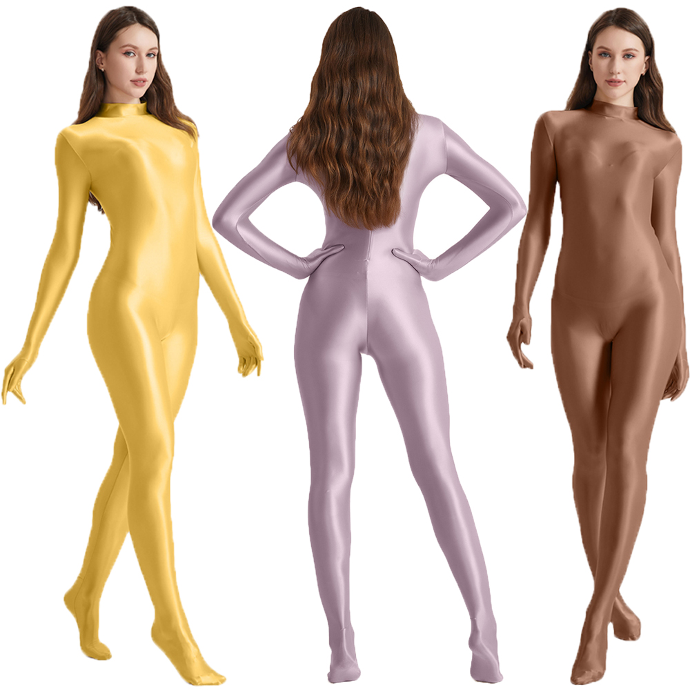 Women Oil Stretch High Neck Bo – обзор и цена Yoga Overall Fitness