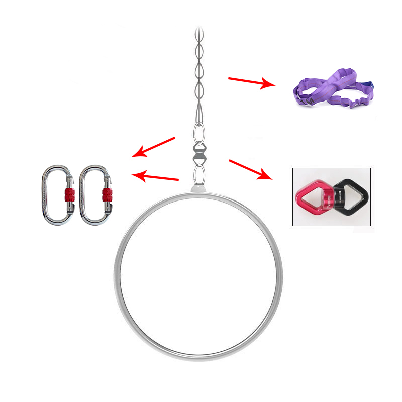 50cm Aerial Hoop Mini Lyra Kit – обзор и цена Yoga Fitness Kit