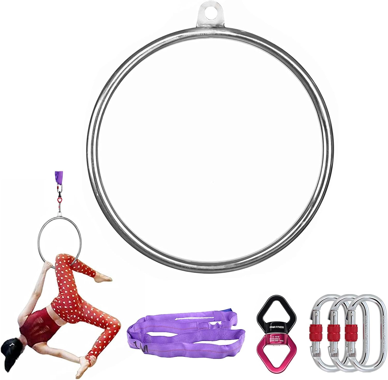 50cm Aerial Hoop Mini Lyra Kit – обзор и цена Yoga Fitness Kit