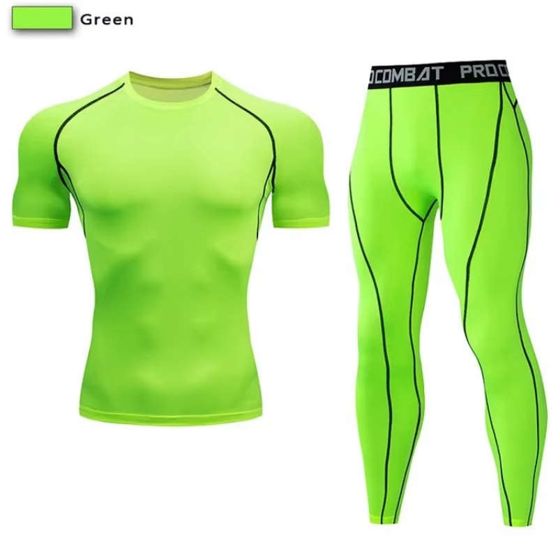 2pcs Men's Compression Sportsw – обзор и цена Yoga Fitness Kit