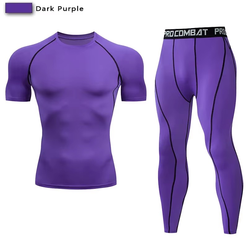 2pcs Men's Compression Sportsw – обзор и цена Yoga Fitness Kit