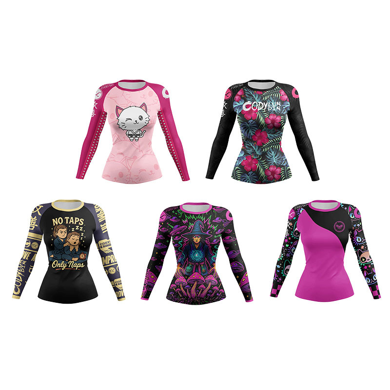 Women MMA Compression Sport T- – обзор и цена Yoga Fitness Jiu Jitsu