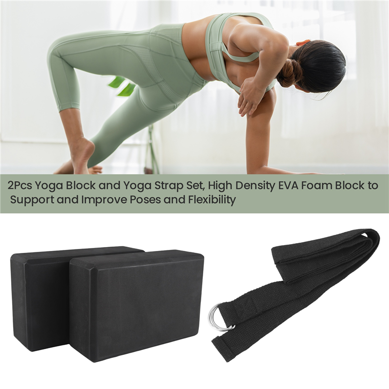B72A 2Pcs Yoga Block And Yoga  – обзор и цена Yoga Blocks