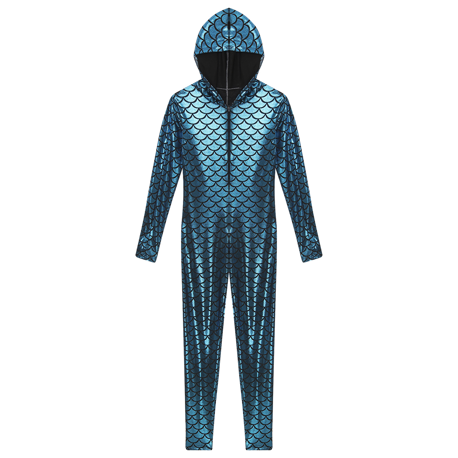 Womens Shiny Mermaid Hooded Bo – обзор и цена Yoga Fitness Jumpsuit