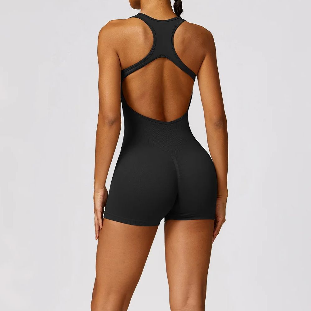 Sexy Back Jumpsuit Gym Set Wom – обзор и цена Yoga Fitness Jumpsuit