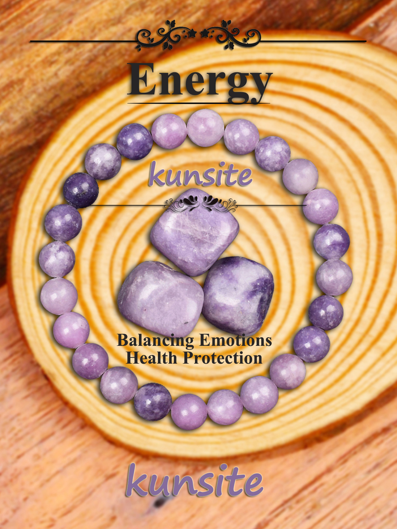 Natural Kunzite Healing Stone  – обзор и цена Yoga Fitness Harmony