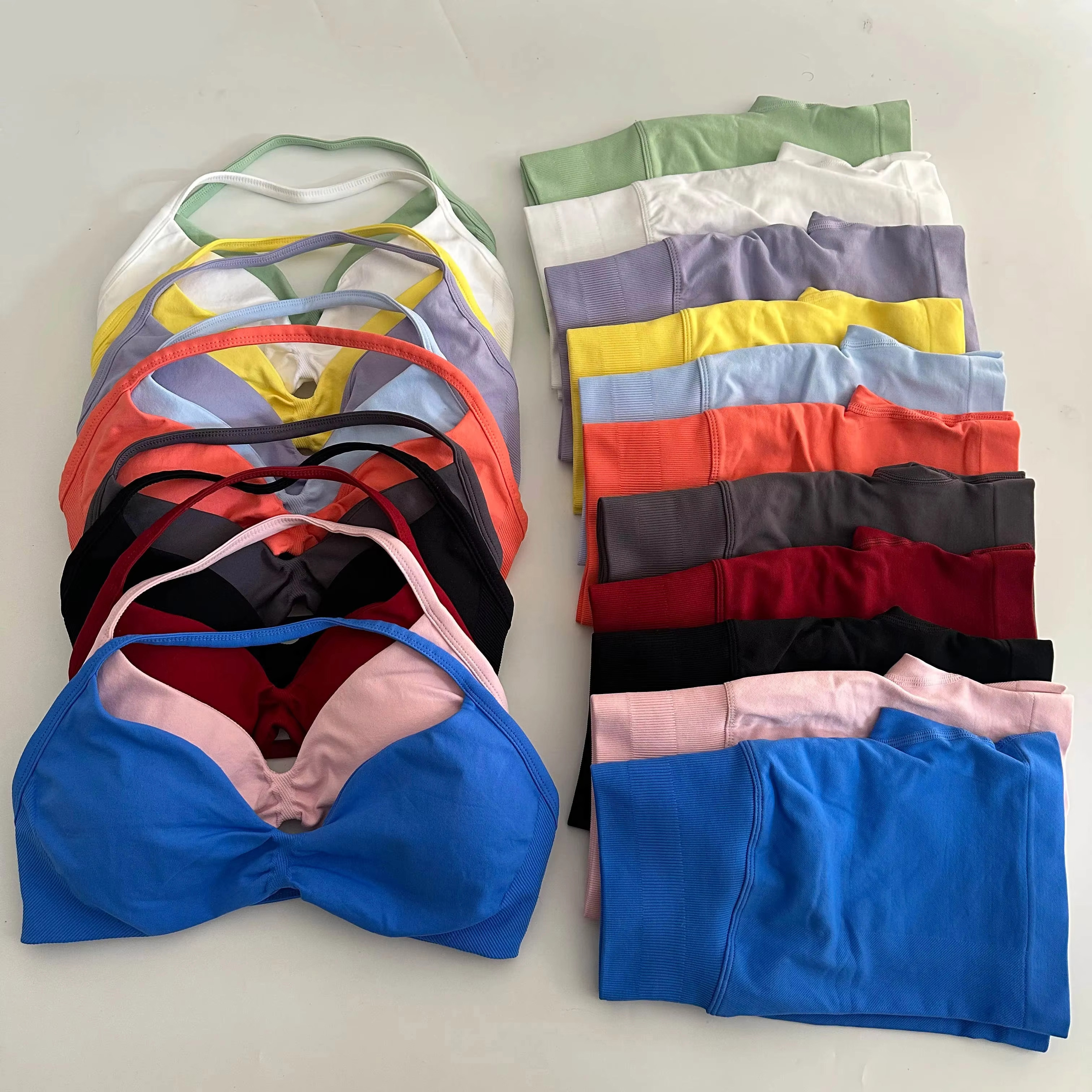 Ruched Seamless Yoga Set for W – обзор и цена Yoga Fitness Kit