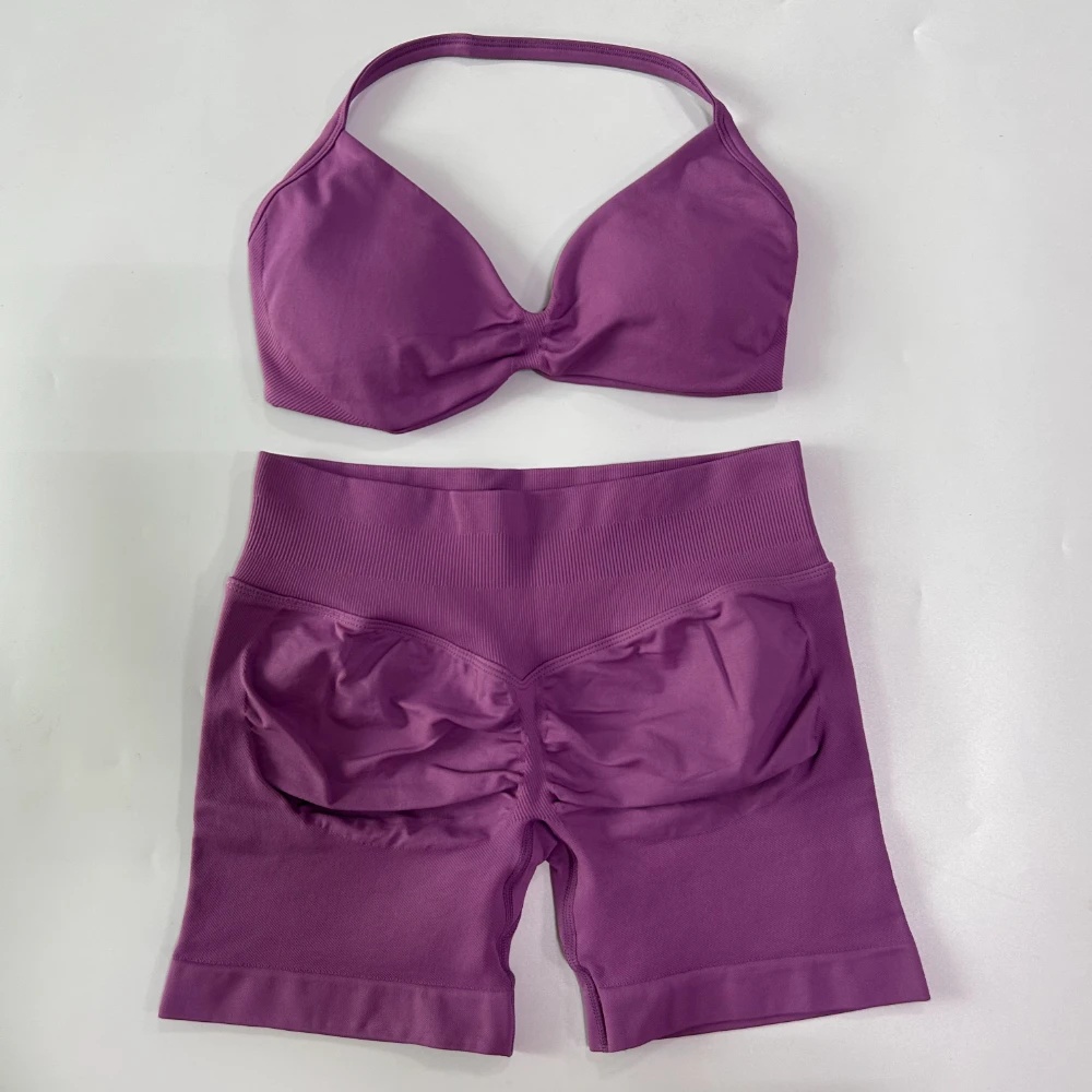 Ruched Seamless Yoga Set for W – обзор и цена Yoga Fitness Kit