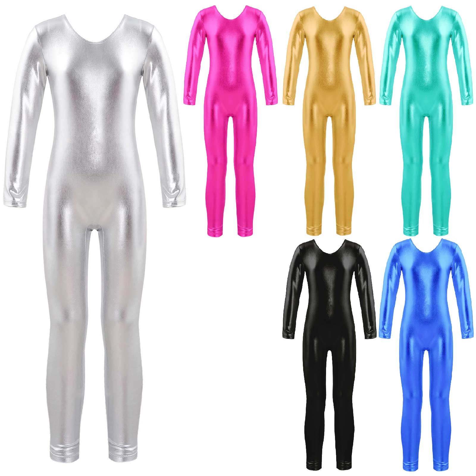 Girls Long Sleeve Zipper Bronz – обзор и цена Yoga Fitness Jumpsuit