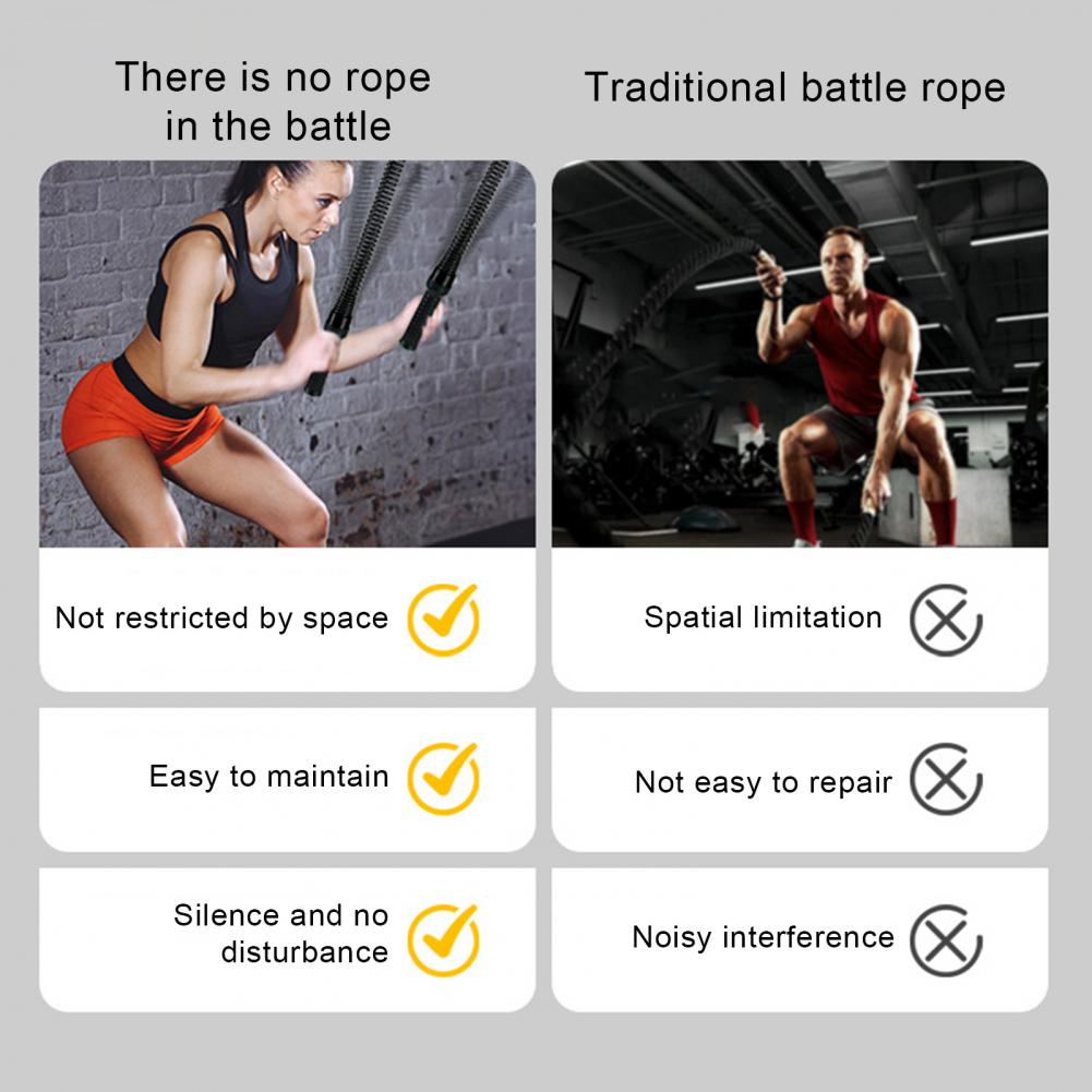 Portable Fitness Rope Portable – обзор и цена Battle Rope Exercise