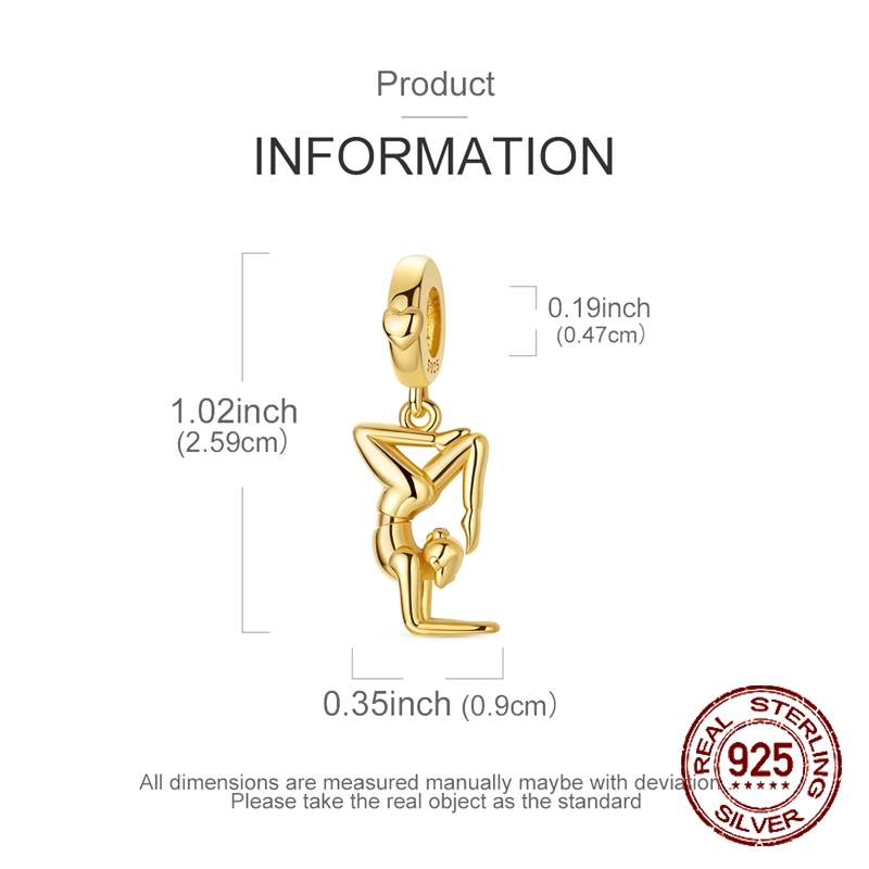 925 Sterling Silver Golden Yog – обзор и цена Yoga Fitness Gifts