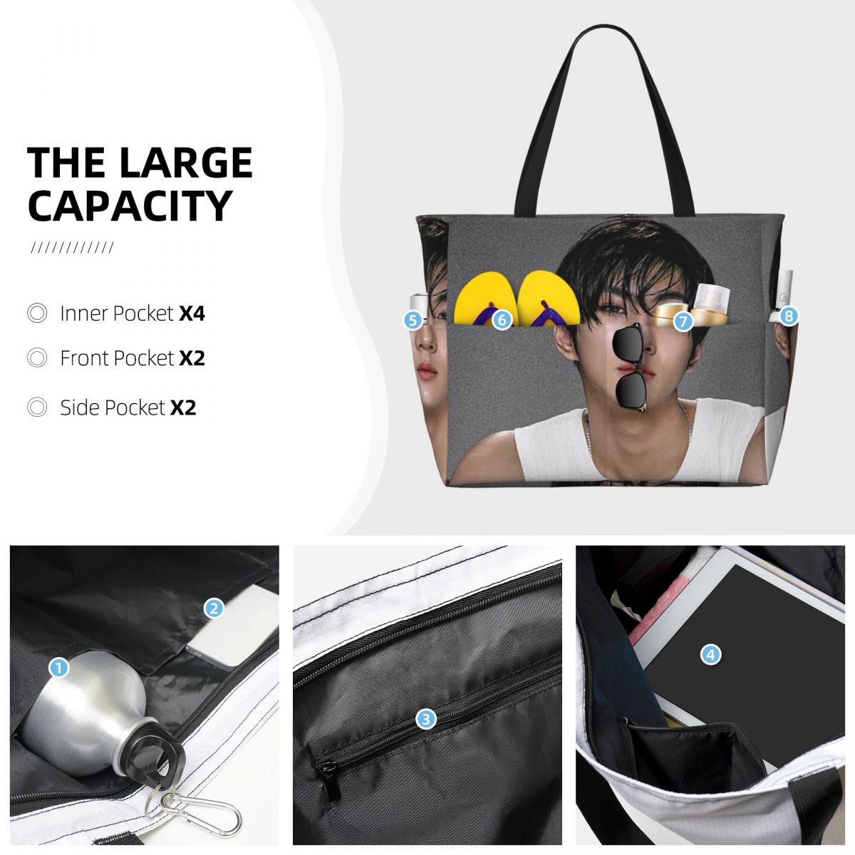 Jungwon En Kpop Beach Tote Bag – обзор и цена Yoga En Fitness