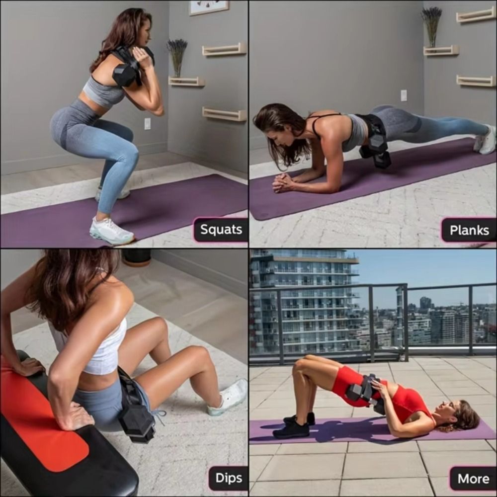Non Slip Dumbbell Weight Belt  – обзор и цена Hip Thrust Pad