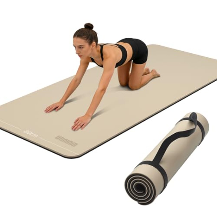 Wide Yoga Mat-80cm Non Slip Ex – обзор и цена Yoga Fitness Resiliation