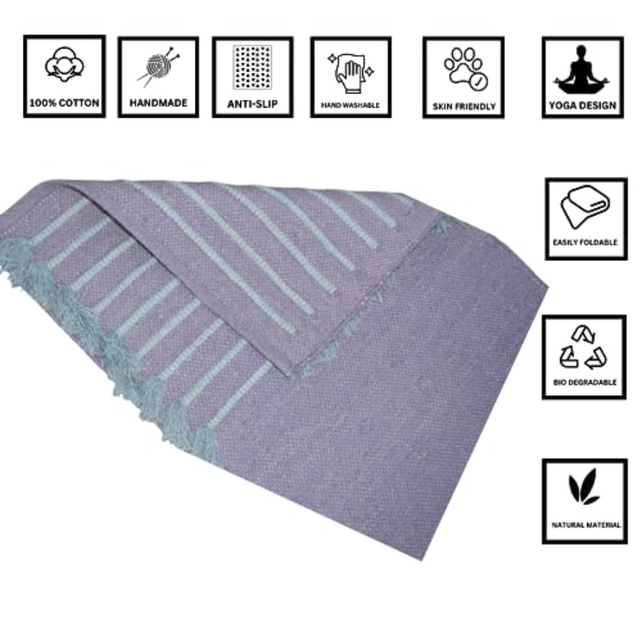 Jaipur art Rugs Organic Cotton – обзор и цена Yoga Fitness At Home