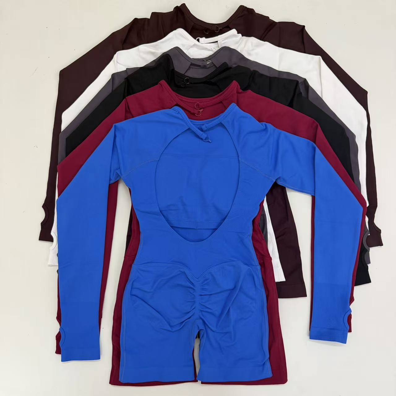 Du Jia Long Sleeve One Piece G – обзор и цена Yoga Fitness Jumpsuit