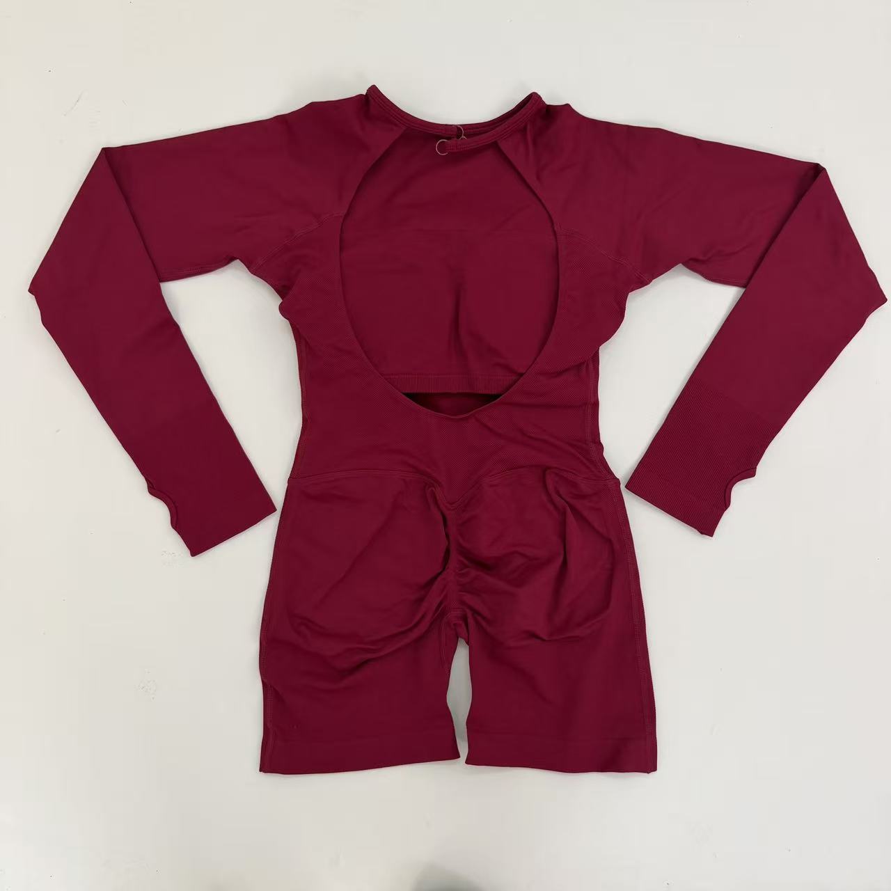 Du Jia Long Sleeve One Piece G – обзор и цена Yoga Fitness Jumpsuit