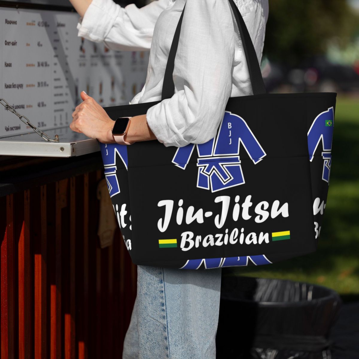 Jiu-Jitsu Beach Tote Bag Sport – обзор и цена Yoga Fitness Jiu Jitsu
