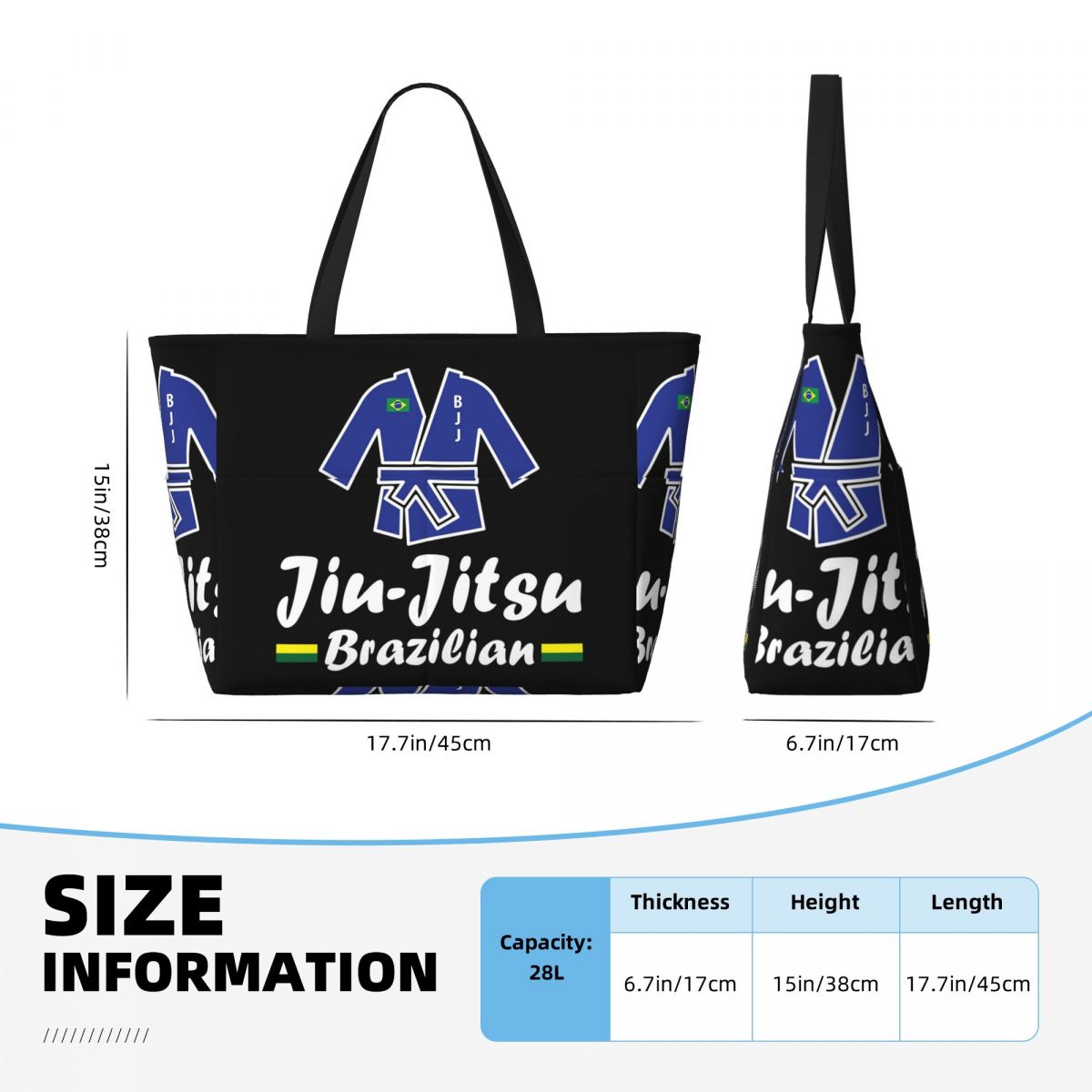 Jiu-Jitsu Beach Tote Bag Sport – обзор и цена Yoga Fitness Jiu Jitsu