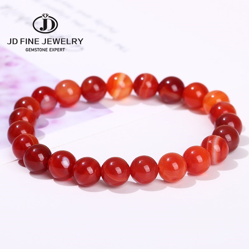 JD Natural Stone Beads Red Str – обзор и цена Yoga Fitness Gifts